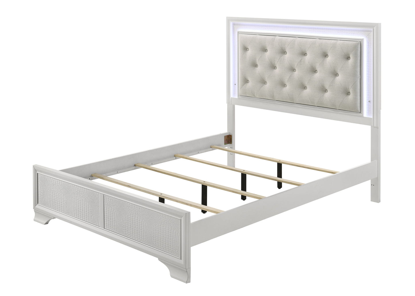 Lyssa - Bedroom Set - Oat / Frost