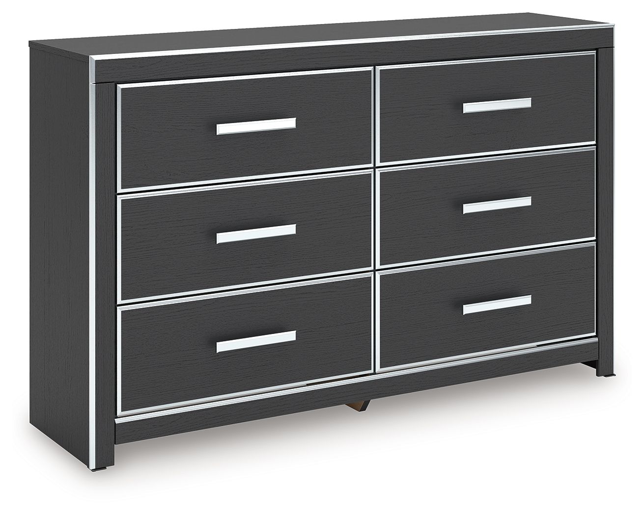 Zuraleus - Black - Six Drawer Dresser