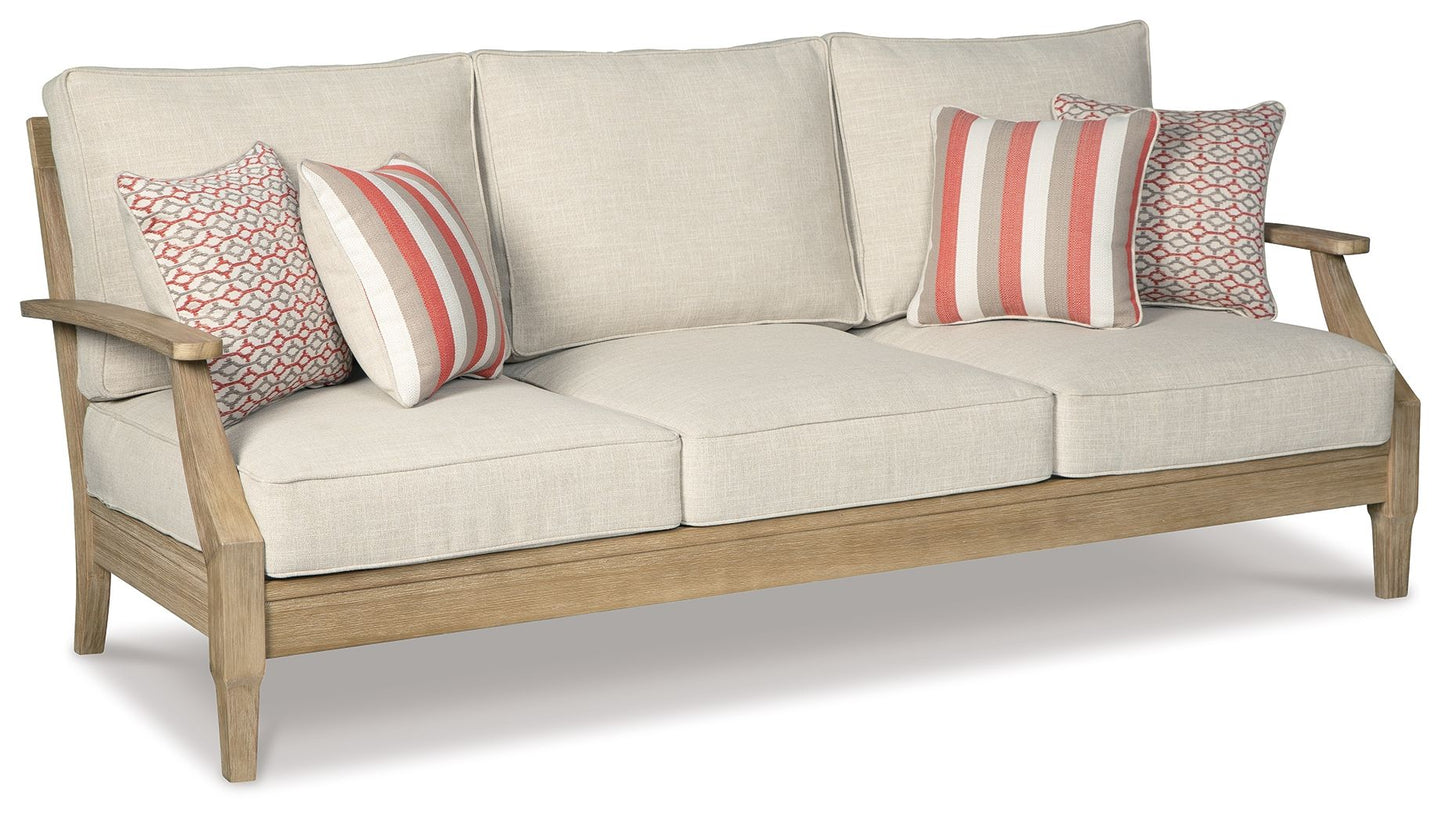 Clare View - Beige - Sofa with Cushion