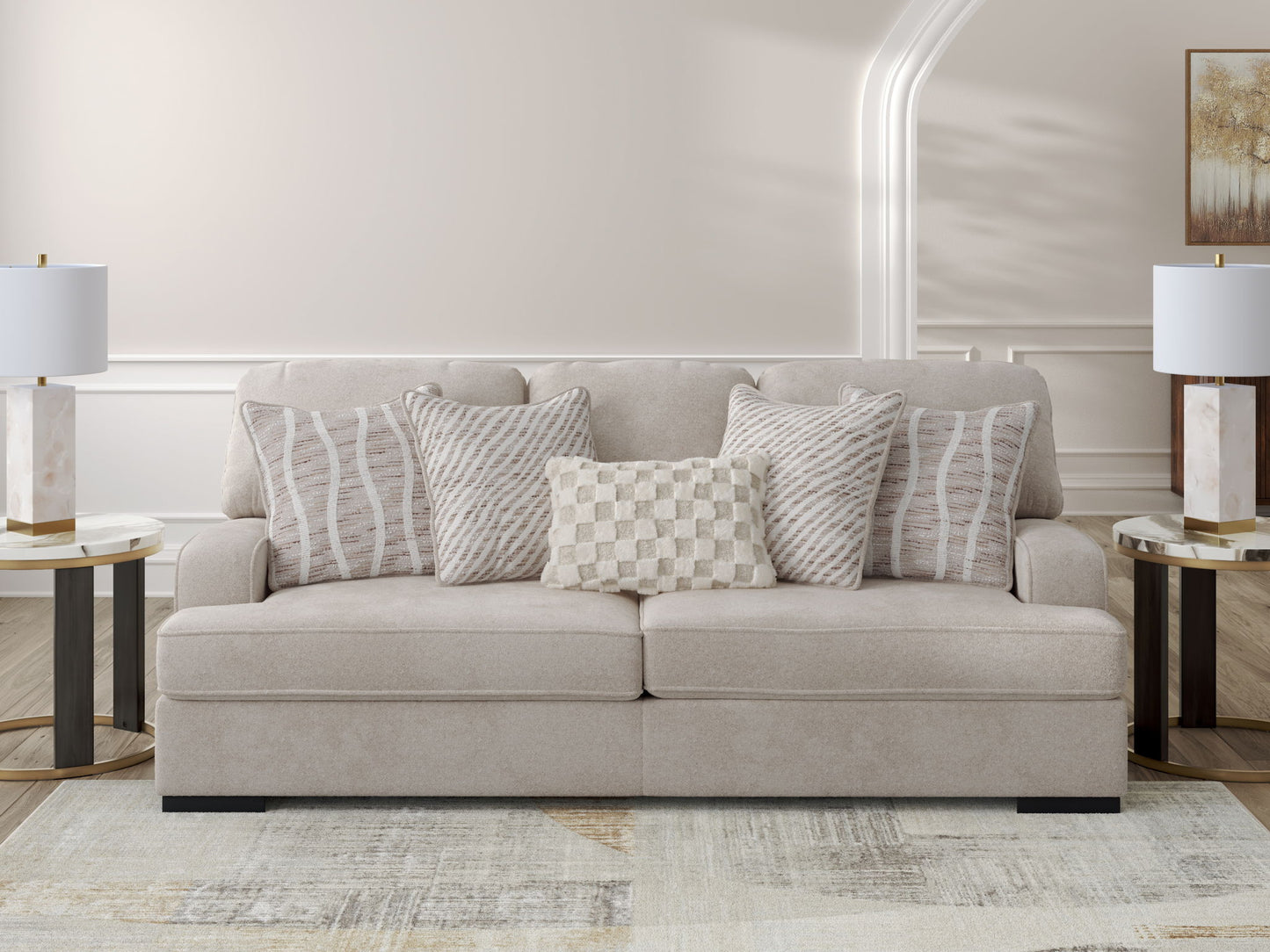 High Profile - Sofa - Taupe