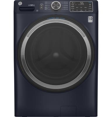 GE 4.8 Cubic Foot Front Load Washer Sapphire Blue