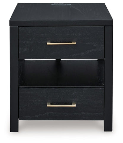 Winbardi - Rectangular End Table - Black