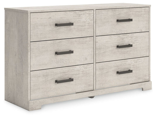 Shawburn - Gray - Six Drawer Dresser
