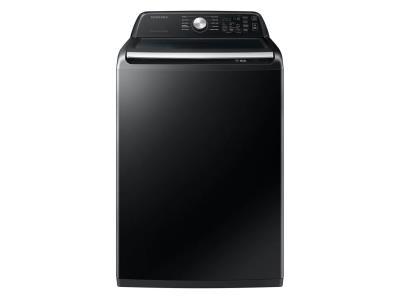SAMSUNG 4.6 Cubic Foot Top Load Washer Black