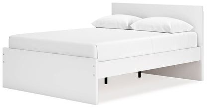 Onita - White - Queen Panel Platform Bed