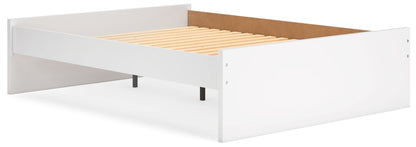 Onita - White - Queen Platform Bed