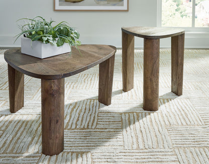 Reidport - Accent Cocktail Table Set (Set of 2) - Grayish Brown