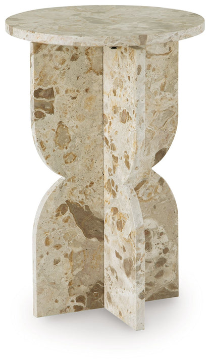 Treygan - Accent Table - Beige