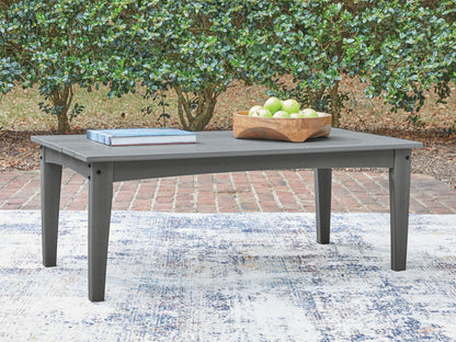 Cove Beach - Rectangular Cocktail Table - Gray